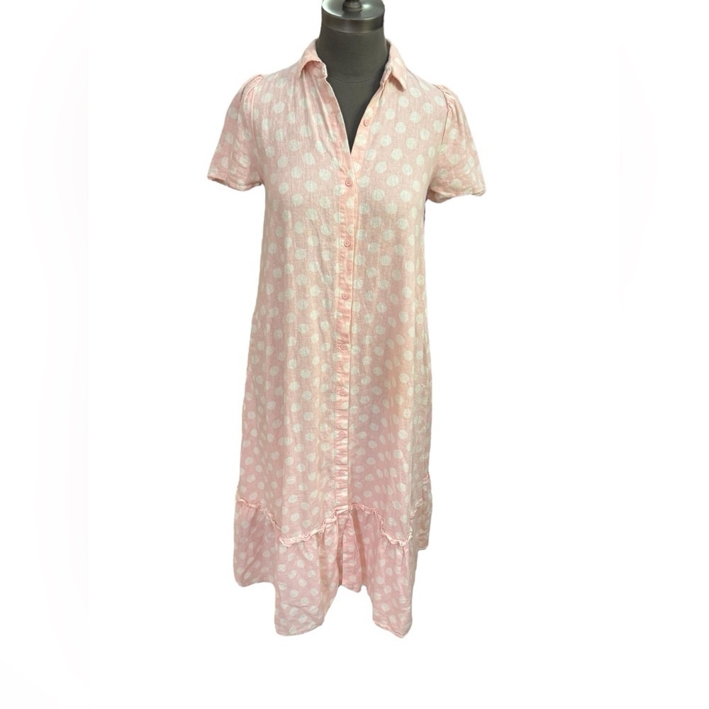 Lisa Marie Fernandez Target Polka Dot Midi Dress XXS
